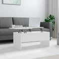 thumbnail image 1 of vidaXL Coffee Table White 102x50.5x46.5 cm Engineered Wood, 1 of 5