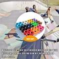 thumbnail image 4 of 4 Pieces Skateboard Wheel Chic Changing Sporting Equipment Design Sporting Equipment Craftsmanship Handy Installation Skate Motion Universal Skate Motion Blue, 4 of 7