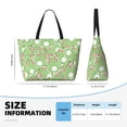 thumbnail image 4 of Sigee Cute Frog2 Print Extra Large Waterproof Beach Travel Bag with Zipper - Durable and Versatile for Vacation, Gym, and Daily Use, 4 of 7
