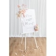 thumbnail image 2 of 2pcs Artificial Welcome Sign Swag Wedding Arch Flowers Decorations Floral Eucalyptus Willow Garland Terracotta Orange Rose Ceremony Party Reception Easel Door Wall Home Entryway Outdoor, 2 of 5