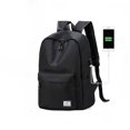 thumbnail image 1 of Mochilas para Escuela Doble Capa de Viajes Mochila Portátil de Negocios con Puerto de Carga Usb, Jack para Auriculares, Mochila con Compartimiento para Portátil, Resistente Al Agua, 1 of 1