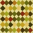 thumbnail image 1 of Ahgly Company Machine Washable Indoor Square Transitional Dark Bisque Brown Area Rugs, 5' Square, 1 of 7