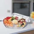 thumbnail image 4 of Chilled Serving Tray Serving Platter Dish Serving Dishes Ice Serving Appetizer, 4 of 5