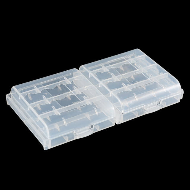 With Grooves Battery Case, Battery Storage Box For 4pcs AA Batteries