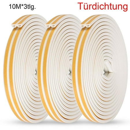 

Type D 9 * 6mm self-adhesive EPDM foaming sealing strip white 30m (3 strips pac