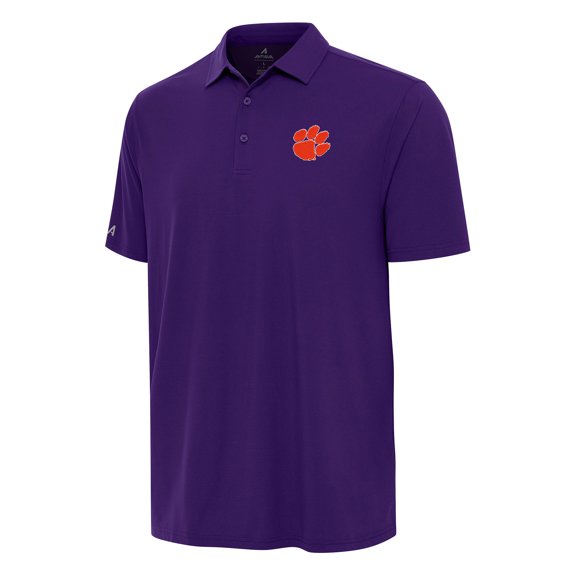 Men's Antigua Purple Clemson Tigers Era Polo