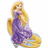 AIR FILLED ONLY 14IN RAPUNZEL FOIL BALLOON