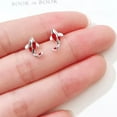 thumbnail image 5 of AOOOWER Cute Small Color Matching Simple Lucky Fish Stud Earrings Simple Delicate Shinning Earring Pin Hypoallergenic Jewelry, 5 of 6