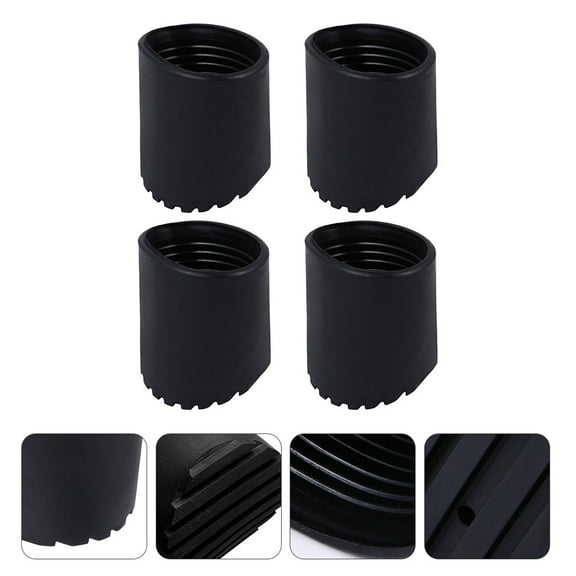 Melantax Case Pack Durable Non-Slip Rubber Ladder Feet Ladder Feet (Round)