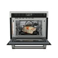 thumbnail image 4 of 24 In. Black Stainless Steel Built-in Convection Microwave Oven with Speed and Sensor Cooking, 1.6 cu ft, 4 of 23