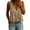 Khaki, variant on Pumxq Women's Tiered Ruffle Hem Tank Tops Summer Deep V Neck Sleeveless Peplum Tops Casual Solid Loose Fit Blouses Black L