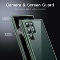 thumbnail image 5 of JETech Case for Samsung Galaxy S22 Ultra 5G 6.8-Inch, Non-Yellowing Shockproof Bumper Protective Phone Cover, Anti-Scratch Hard PC Back (Green), 5 of 6