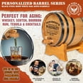 thumbnail image 2 of Dispensador de barriles envejecidos Thousand Oaks Barrel Co., 1 litro con soporte, 2 of 8