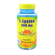 L-Lysine 500 mg 500 mg By Nature's Life - 50  Capsules