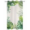 thumbnail image 2 of nqOlkjepod Outdoor Curtains for Patio Waterproof, Tropical Palm Leaf Outdoor Privacy Panels Grommet, Summer Rustic Botanical Leaves Blackout Outside Curtains for Porch/Cabana 54"x108", 1 Panel, 2 of 8