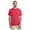 Heather Sport Scarlet, variant on Mens DryBlend 5.6 oz., 50/50 T-Shirt 5 Pack
