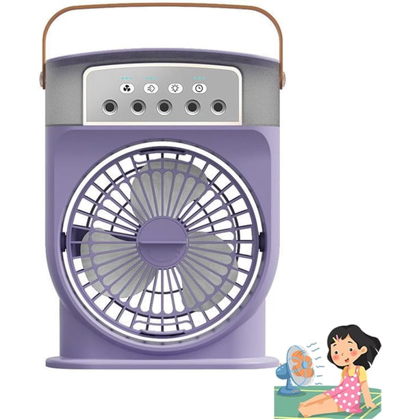 Ventilador enfriador de aire Airfrost, ventilador enfriador de aire portátil, ventilador para enfriar al aire libre, ventilador de nebulización portátil 2024, ventilador de refrigeración ajustable por