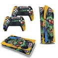 thumbnail image 5 of Psychedelic Zombie Skull Print PS5/PS5 Pro/PS5 Slim Digital Disc Skin Sticker For Console And Controller Skins, 5 of 7