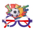 thumbnail image 1 of Gafas para aficionados al fútbol, gafas de competición de fútbol, accesorios para fotomatón, gafas de fiesta para cumpleaños con temática de fútbol, fiestas deportivas, 1 of 8