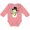Mauve, variant on Inktastic Christmas Snowman in Top Hat with Candy Cane Boys or Girls Long Sleeve Baby Bodysuit