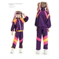 thumbnail image 2 of 80s Tracksuit Hip Hop Costume for Kids Halloween Retro Sportswear Cosplay Outfits, 2 of 5