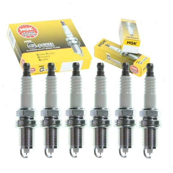 6 pc NGK G-Power Spark Plugs compatible with Mitsubishi Raider 3.7L V6 2006-2009