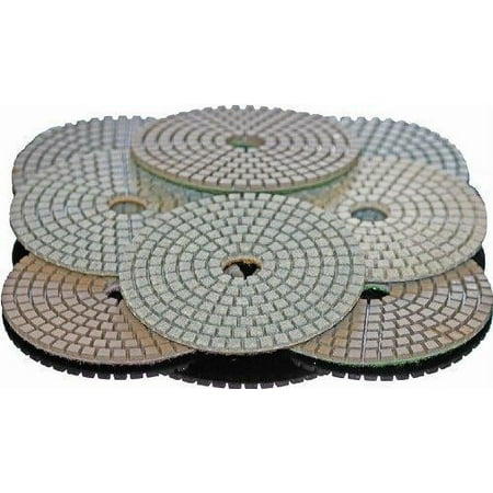 

Stadea PPW242B 6 Diamond Polishing Pads Set For Concrete Marble Stones Terrazzo Granite Floor Polishing