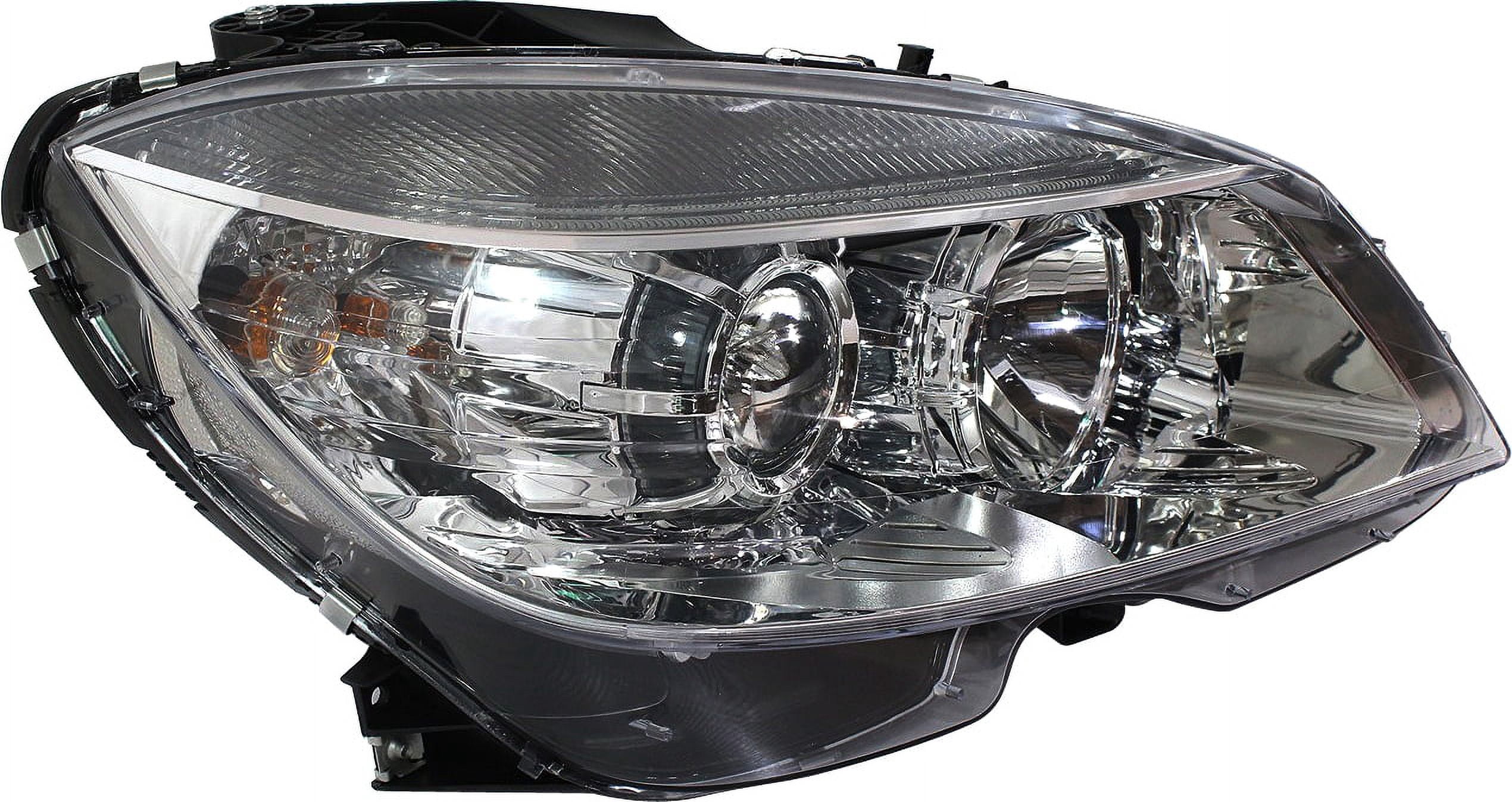 Replacement REPM100180Q Headlight Compatible With 2008-2009 Mercedes Benz C230 2010-2011 C250 Left Driver Halogen With bulb(s) CAPA Certified
