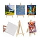 thumbnail image 4 of Mini Lienzo Estirado Con Caballete De Madera, Paquete De 10, 4 of 4