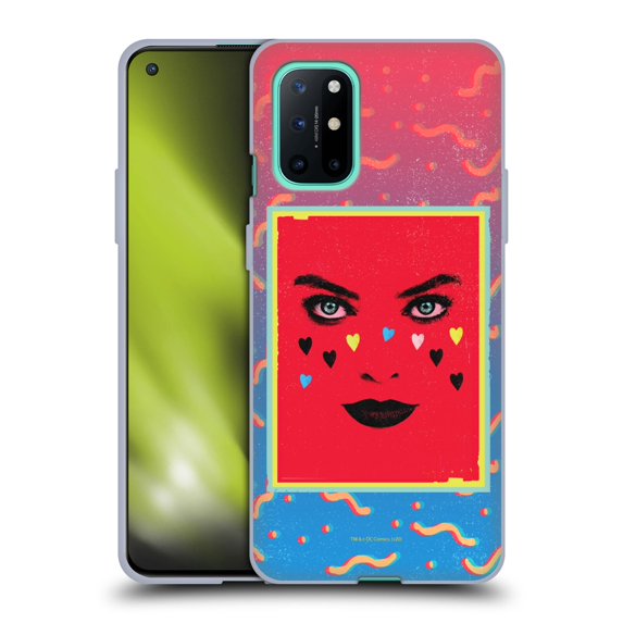 Head Case Designs Officially Licensed Birds of Prey DC Comics Harley Quinn Art Face Soft Gel Case Compatible with OnePlus 8T 5G
