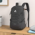 thumbnail image 2 of Mochila de senderismo Bseash, impermeable, 40 L, con funda para lluvia, color negro, 2 of 9