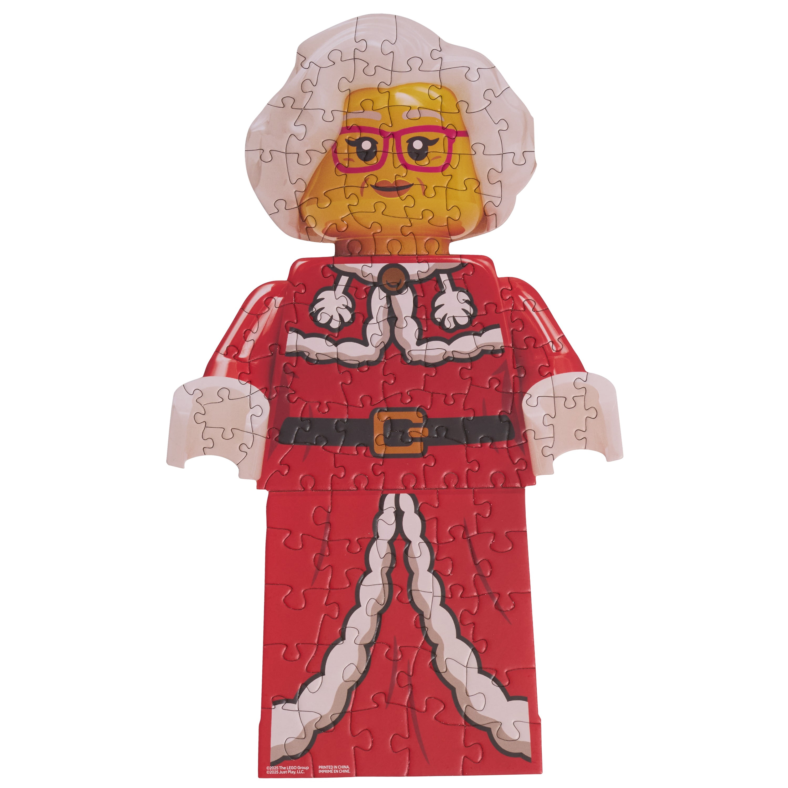 LEGO® Minifigures Christmas Blind Puzzle, 100 Pieces, 1 Puzzle per Package, 4 to Collect, Ages 6+