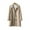 Beige, variant on Women's Classic Wool Blend Peacoat, Single Breasted Mid-Length Coat, Notch Lapel Winter Overcoat, Elegant Long Sleeve Coat, Warm Winter Trench Coat, Formal Casual Overcoat Beige L