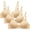 B60 Beige Clearance Bras under $5, variant on Bras under $5! Cagogo 3 Pack Wirefree Bra for Womens No Wire Super Soft No Wire Push Up Bra Seamless Comfort Bra No Underwire Full Coverage Everyday Bras