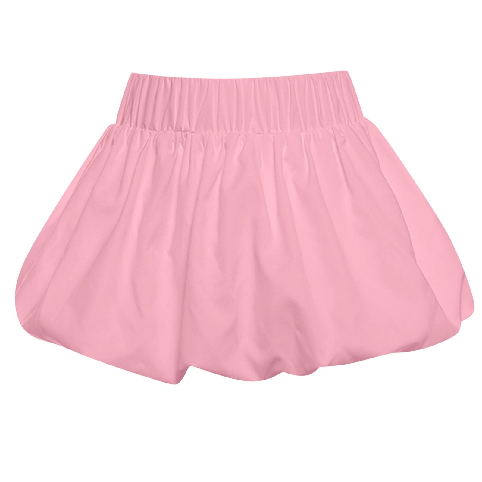 Balloon Skirt Pink Skirt H&amp;m Tennis Skirt Pink Skirt Kmart Fgnfyis Women's Solid High Waist