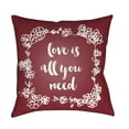 thumbnail image 1 of Surya Love All You Need Outdoor Pillow, 1 of 2
