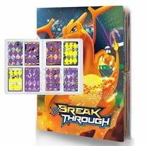 4-Pockets Card binder, Trading Card binder, Card Folder, Album with Collection Cards, Collection card protective cover, 30 pages holds to 240 cards(N4)