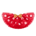 thumbnail image 6 of IBTOM CASTLE Baby Girls Half Birthday Outfit Polka Dots ONE Romper Tutu Skirt Mouse Ears Headband Cake Smash Clothes for Photo Shoot 6 Months Black - My 1/2 Birthday, 6 of 8