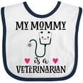 thumbnail image 3 of Inktastic Veterinarian Mommy Vet Boys or Girls Baby Bib, 3 of 4