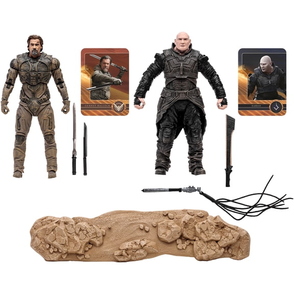 McFarlane - Dune 2 - 7" Gurney Halleck & Rabban Action Figure 2-Pack