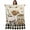 Off-White, variant on Retro Kitchen Chef Blanket Soft Cozy Warm Throw Blanket for Couch, Plush Fuzzy Flannel Blankets for Sofa, Rustic Baker Cooking White Black Plaid Bed Blankets Lightweight Gifts for Women, 30"x40"
