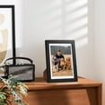 thumbnail image 3 of TAVENE 5 pack,4x6 Picture Frame, Black Frames Display Photo 4x6 without or 3.5x5 with Mat, Gallery Wall Frame Set, Tabletop Display or Wall  (Black), 3 of 8