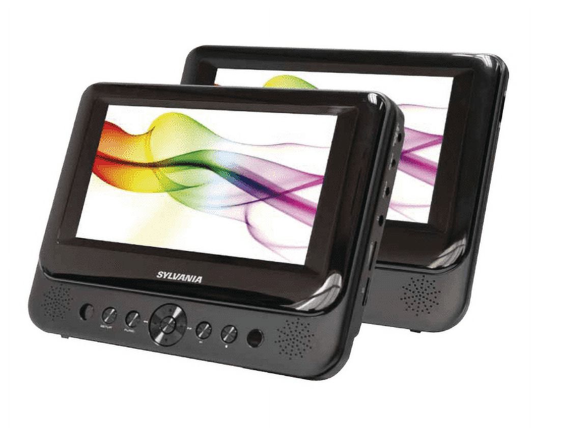Sylvania 7" Dual-screen Portable Dvd Player (Sdvd8739) - image 2 of 2