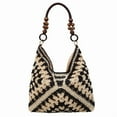 thumbnail image 6 of Straw Beach Bag for Women - Handmade Raffia Woven Tote Handbag, Summer Mesh Beach Purse for Vacation Holiday, 6 of 9