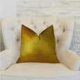 thumbnail image 2 of Plutus Golden Bijou Gold Handmade Luxury Pillow, 2 of 3