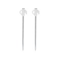 thumbnail image 1 of Reayehane Screw In Tent Stakes Ground Screw 2024 New Screw In Tent Stakes Heavy Duty Metal Threaded Tent Tent Camping Stakes Tent Stakes For Outdoor Camping (White ), 1 of 5
