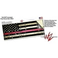 thumbnail image 3 of Skin Decal Wrap for Yeti Colster, Ozark Trail and RTIC Can Coolers - Painted Faded and Cracked Pink Line USA American Flag (COOLER NOT INCLUDED) by WraptorSkinz, 3 of 3