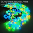 thumbnail image 2 of EIMELI 100 Pieces Luminous Stones Rocks Decorative Sunlight Ornament Garden Indoor Outdoor Pathway Decoration Party Walkway, 2 of 7
