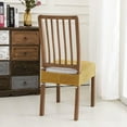 thumbnail image 6 of Stretch Dining Room Chair Seat Covers, Jacquard Chair Seat Cushion Cover Washable Chair Seat Covers Furniture Protector For Living Room Party Wedding Banquet Event-Beige-6 Pieces, 6 of 6