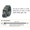 thumbnail image 3 of TFixol Cinturón de nailon de camuflaje para hombre, hebilla magnética ajustable de liberación rápida, tejido resistente al desgaste, 3 of 8